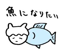 Mr. languid spiritlessness sticker #14932338