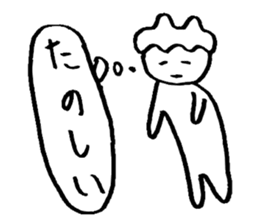 Mr. languid spiritlessness sticker #14932340