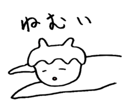 Mr. languid spiritlessness sticker #14932347