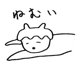 Mr. languid spiritlessness sticker #14932347