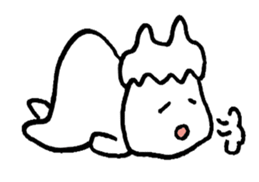 Mr. languid spiritlessness sticker #14932355