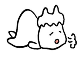 Mr. languid spiritlessness sticker #14932355