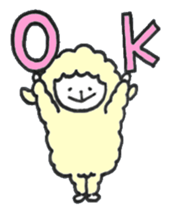 Sheep, sometimes chick sticker #14932526