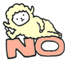 Sheep, sometimes chick sticker #14932527
