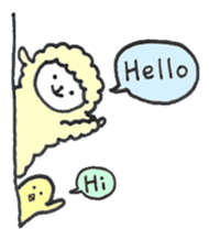 Sheep, sometimes chick sticker #14932528