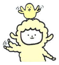 Sheep, sometimes chick sticker #14932529