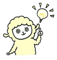 Sheep, sometimes chick sticker #14932541
