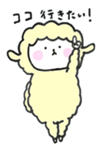 Sheep, sometimes chick sticker #14932544