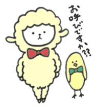 Sheep, sometimes chick sticker #14932546
