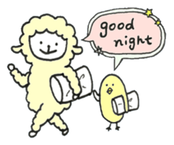 Sheep, sometimes chick sticker #14932549