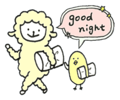 Sheep, sometimes chick sticker #14932549