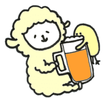 Sheep, sometimes chick sticker #14932551