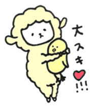 Sheep, sometimes chick sticker #14932558