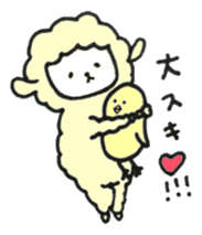 Sheep, sometimes chick sticker #14932558