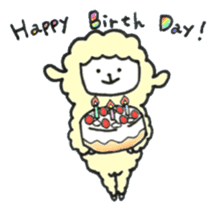 Sheep, sometimes chick sticker #14932561