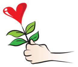 Give you a flower sticker #14933158