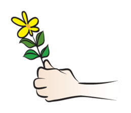 Give you a flower sticker #14933162