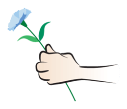 Give you a flower sticker #14933164