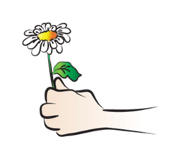 Give you a flower sticker #14933172