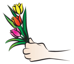 Give you a flower sticker #14933173