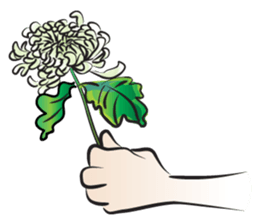 Give you a flower sticker #14933177