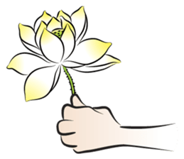 Give you a flower sticker #14933179