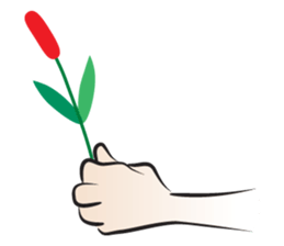 Give you a flower sticker #14933180