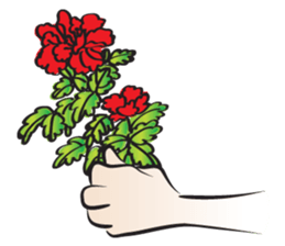 Give you a flower sticker #14933181