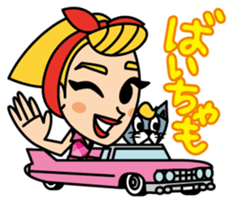Misaki Aono Magical Rockabilly Sticker sticker #14933354