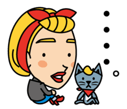 Misaki Aono Magical Rockabilly Sticker sticker #14933388