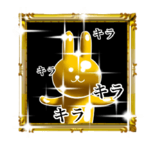 Shine Golden Rabbit for rich man sticker #14934193