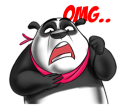 Giggle Panda sticker #14934483