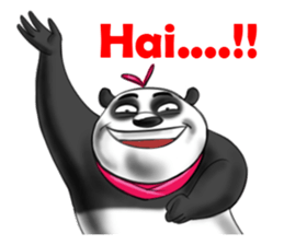 Giggle Panda sticker #14934484