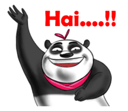 Giggle Panda sticker #14934484
