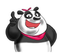 Giggle Panda sticker #14934486