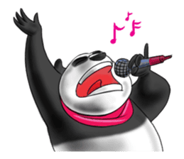 Giggle Panda sticker #14934487