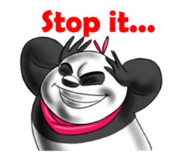Giggle Panda sticker #14934490