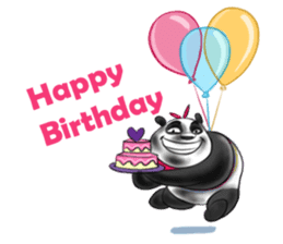 Giggle Panda sticker #14934491