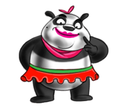 Giggle Panda sticker #14934492
