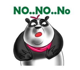 Giggle Panda sticker #14934493