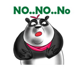 Giggle Panda sticker #14934493