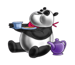 Giggle Panda sticker #14934496