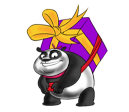 Giggle Panda sticker #14934497