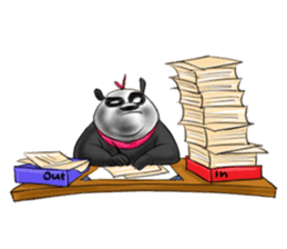 Giggle Panda sticker #14934498