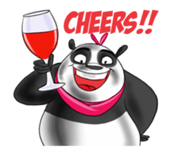 Giggle Panda sticker #14934502