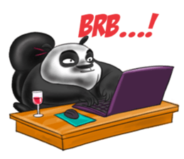 Giggle Panda sticker #14934504