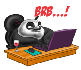 Giggle Panda sticker #14934504