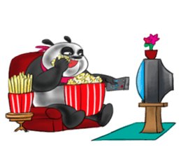 Giggle Panda sticker #14934505