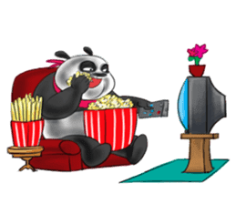 Giggle Panda sticker #14934505