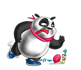 Giggle Panda sticker #14934506